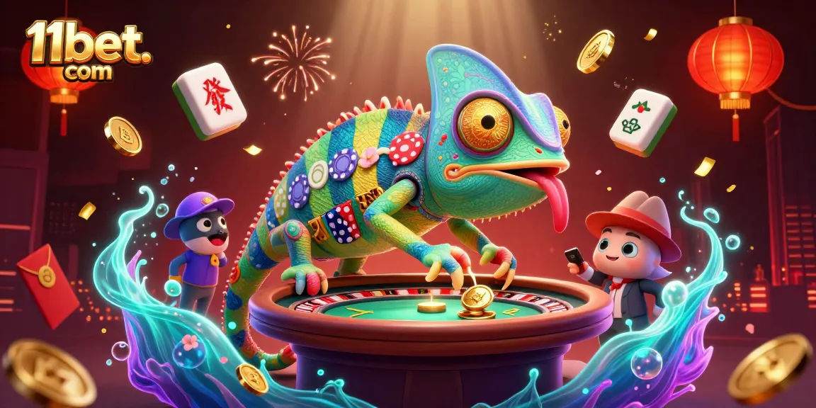 Experience thrilling gameplay at 11bet. com with vibrant casino scenes featuring exciting elements.