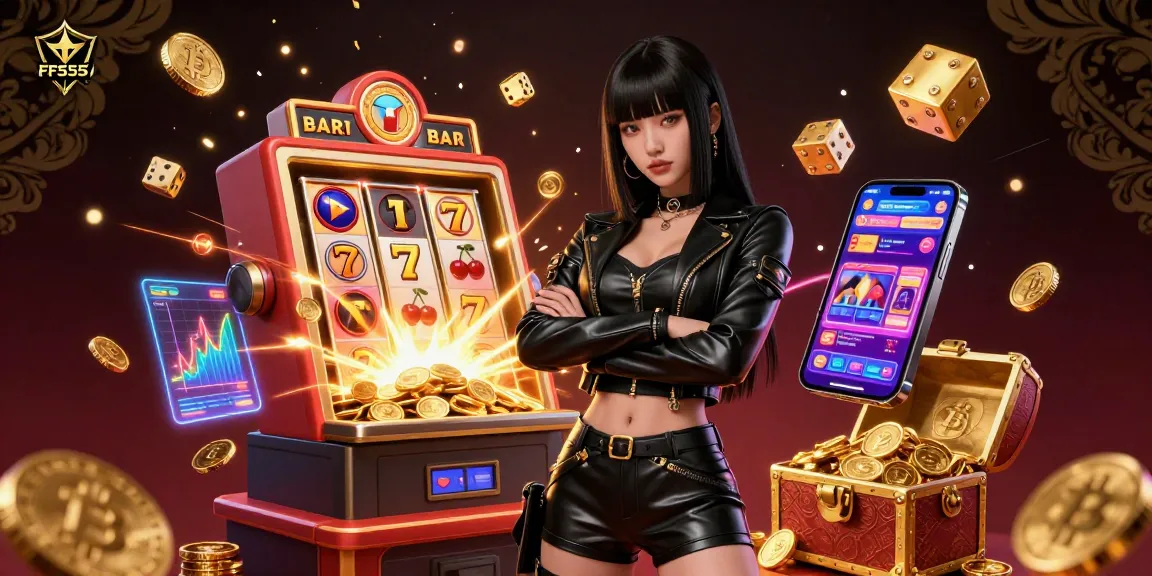 Engage with exciting FF555 casino action featuring jackpots, gaming elements, and a stunning visual experience.