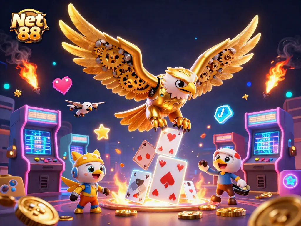Experience thrilling bets with Net 88 in an immersive 3D online casino adventure.